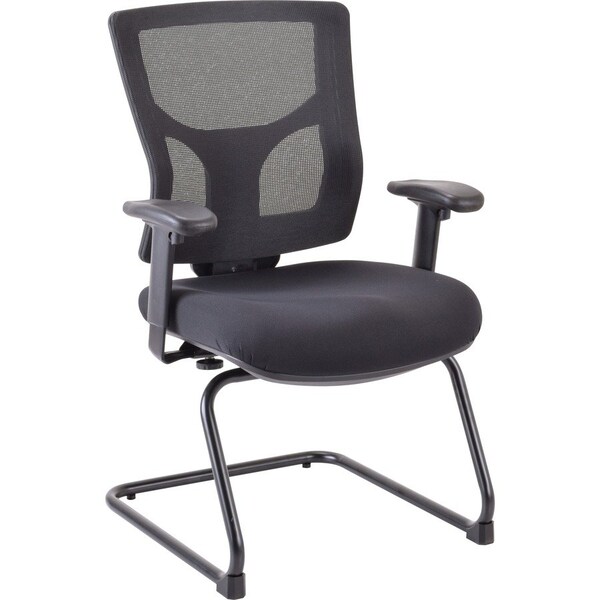 CHAIR, GUEST, PADDED SEAT, BLK